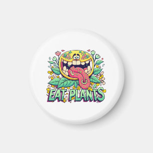 Imán Comer plantas