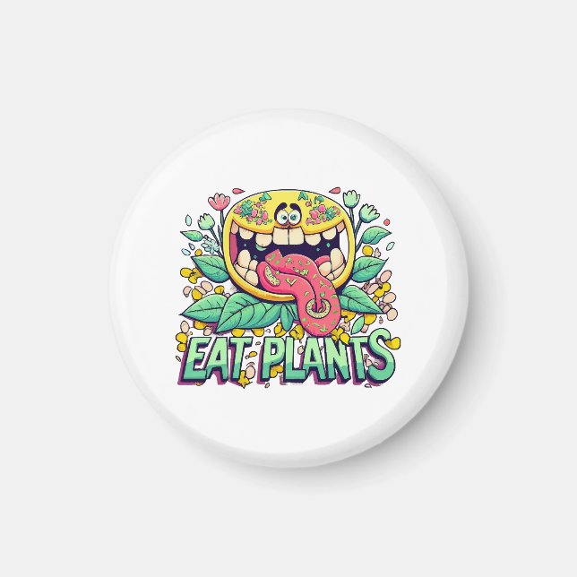 Imán Comer plantas (Frente)