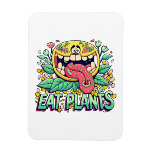 Imán Comer Plantas