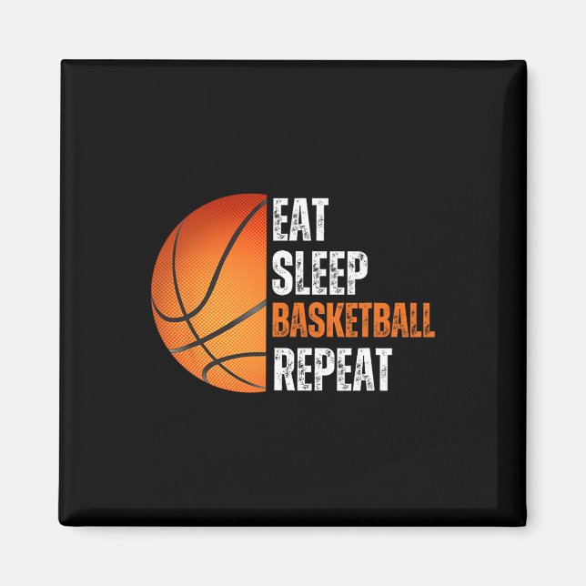 Imán Comer Sleep Basketball Repetir Regalo Para Fa De B (Frente)