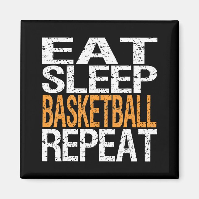Imán Comer Sleep Basketball Repetir T (Frente)