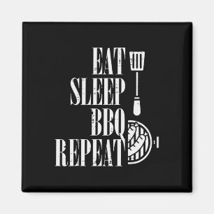 Imán Comer Sleep Bbq Repetir Rbecula Graciosa Grilling 