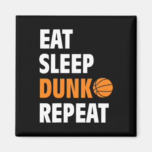 Imán Comer Sleep Dunk Repetir Fun Baloncesto Bball