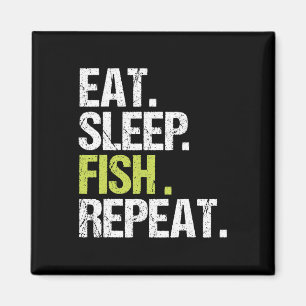 Imán Comer Sleep Fish Repetir Shirshing Fisherman Angl