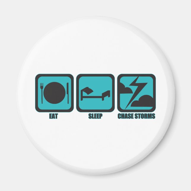 Imán Comer tormentas de la Chase Sleep (Frente)
