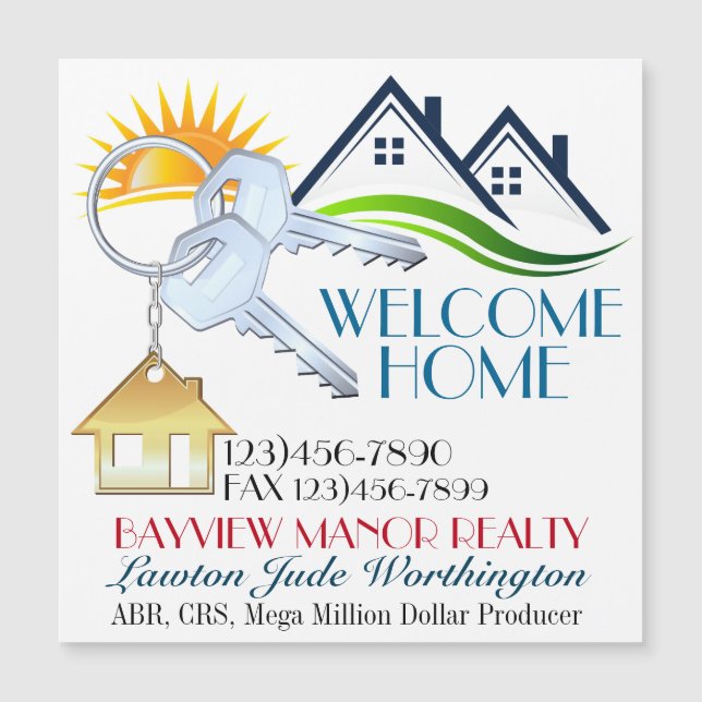 Imán Comercial - Inmobiliaria, Usted Lo Nombra (Anverso)