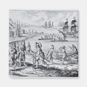 Imán Comercio inglés con los indios del oeste