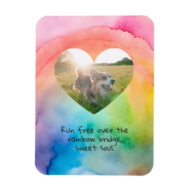 Imán Comfort Remembrance Customizable Pet Sympathy  (Vertical)