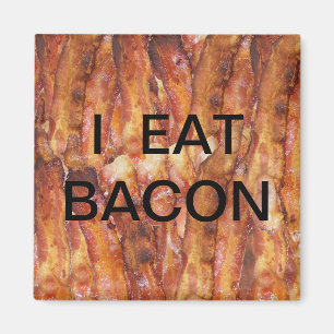 Imán Comí Bacon Text con fondo