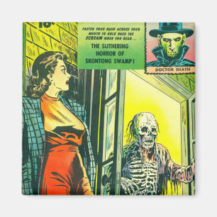 Imán Cómic de Halloween del vintage