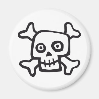 Imán comic skull