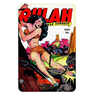 Imán cómico de Rulah 1949 del vintage