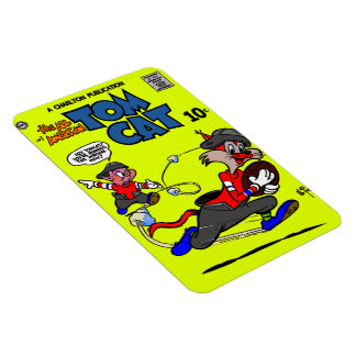 Imán cómico gracioso de TOMCAT en los años 50