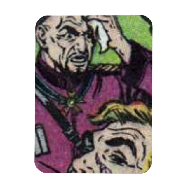 Imán Cómics antiguos de terror | Cómics retro de los 60 (Vertical)