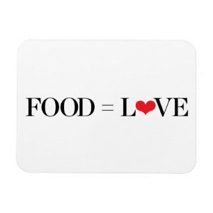 Imán Comida = amor