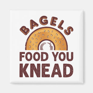 Imán Comida Bagels amada