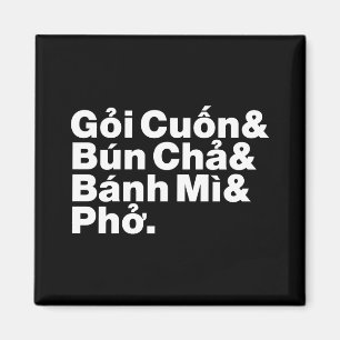 Imán Comida callejera vietnamita