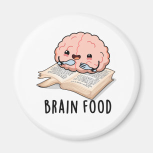 Imán Comida cerebral Graciosa Anatomía Pun