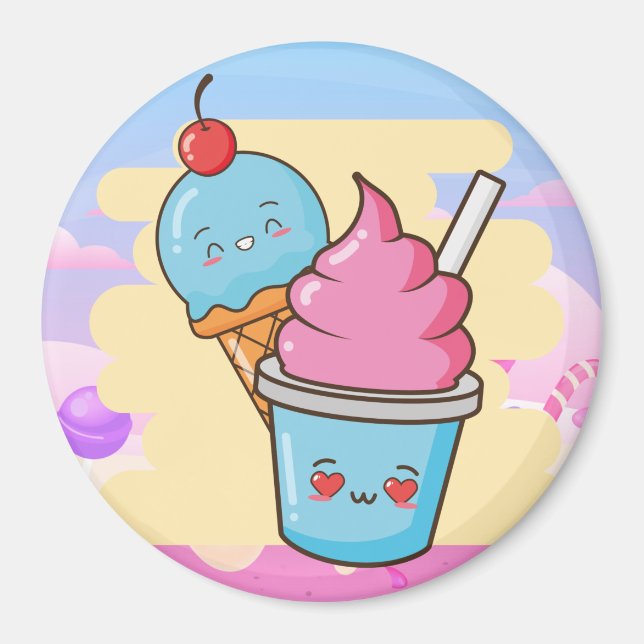 Imán Comida chatarra (Frente)