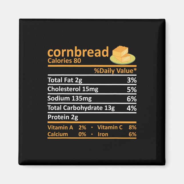 Imán Comida de Nutrición de Pan de Cornana Gracia de Ac (Frente)