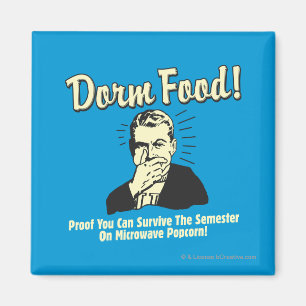 Imán Comida en dormitorios: Sobrevivir a la palomita de