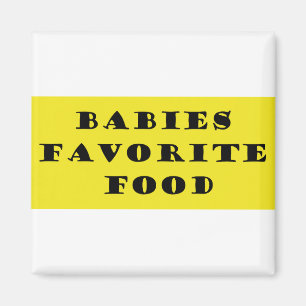 Imán Comida favorita de los bebés