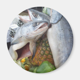 Imán Comida fría de Alaska de los salmones