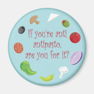 Imán Comida para el Antipasto de Thought_Anti