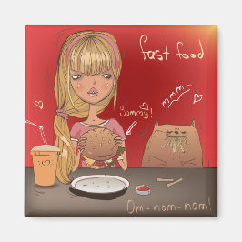 Imán Comida rápida