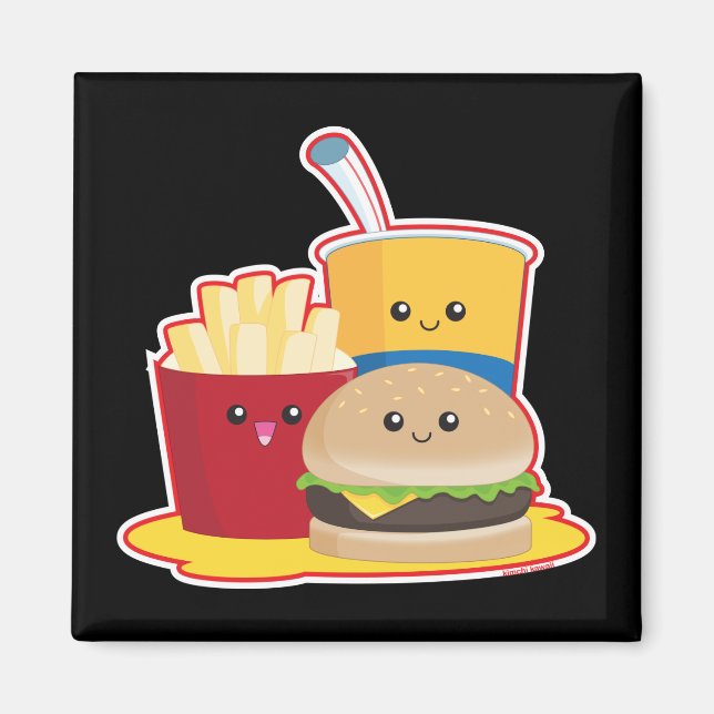 Imán Comida rápida (Frente)