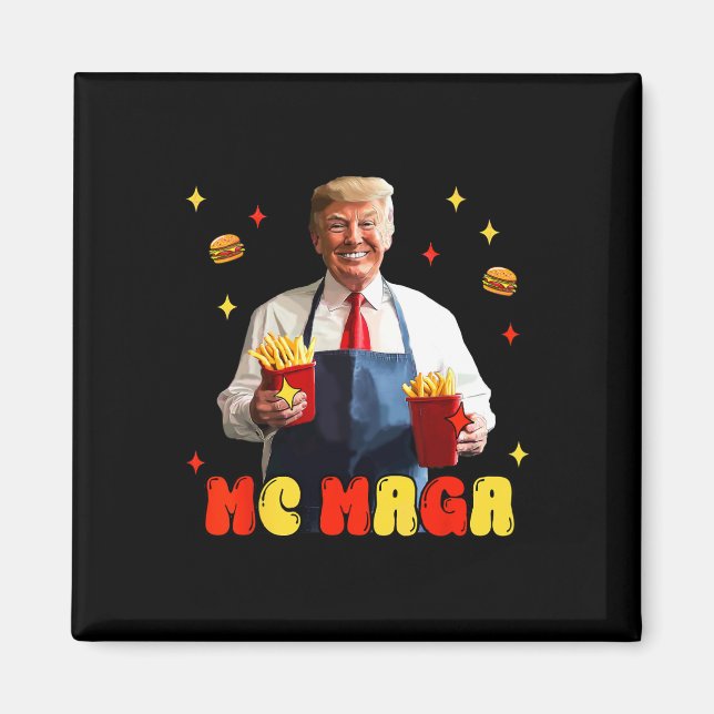 Imán Comida rápida de Trump Mc Mega Fries (Frente)