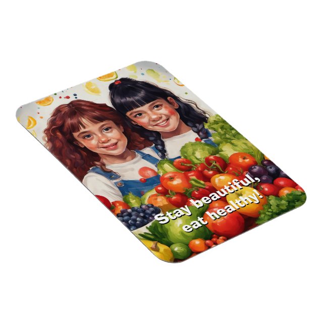 Imán Comida saludable (Lado Derecho)