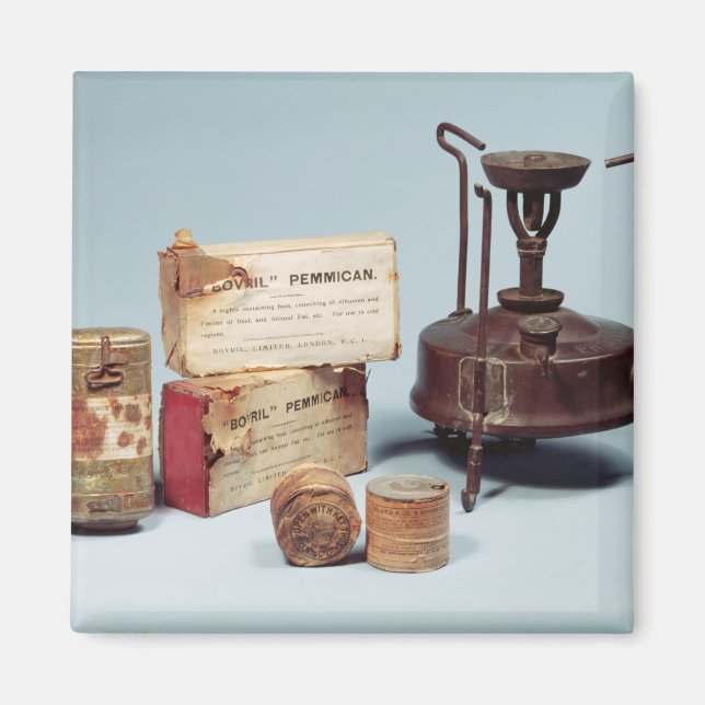 Imán Comida tomada en la expedición antártica de Scott (Frente)