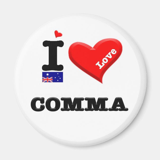 Imán COMMA - Amo (Frente)