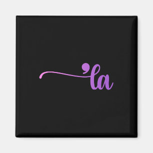 Imán Comma divertida La Coloring