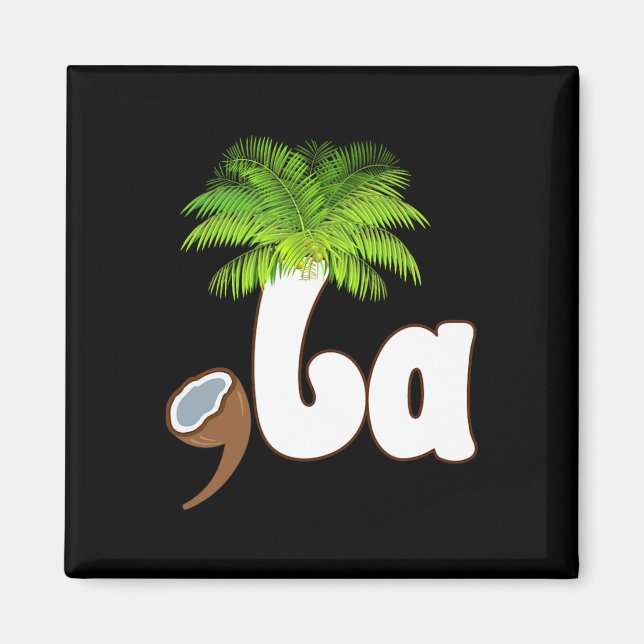 Imán Comma La Kamala Harris 2024 Presidente Funny Kamal (Frente)