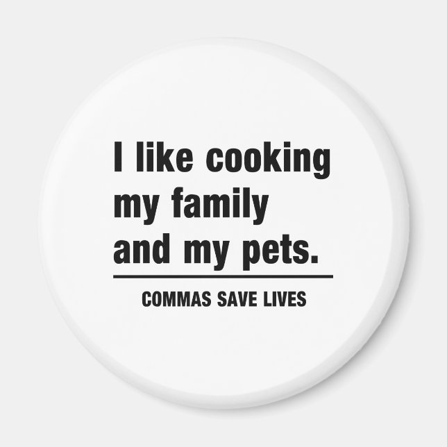 Imán Commas salvan vidas (Frente)
