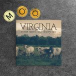Imán Commonwealth de Virginia | Olor de nuestro aire lá<br><div class="desc">Cita divertida de la cría de vacas lecheras. VA - olfatea nuestro aire lechero. ¡Crónicas cómicas por celebrar el hermoso estado de Virginia! Visita el estado conocido por los amantes pero no tanto por sus pretensiones.</div>