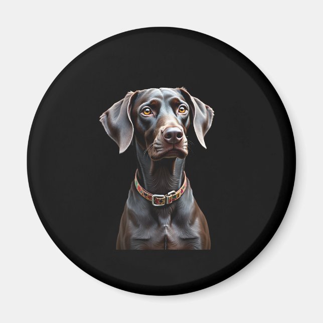 Imán Cómnito divertido de la camiseta del puntero Mamá  (Frente)