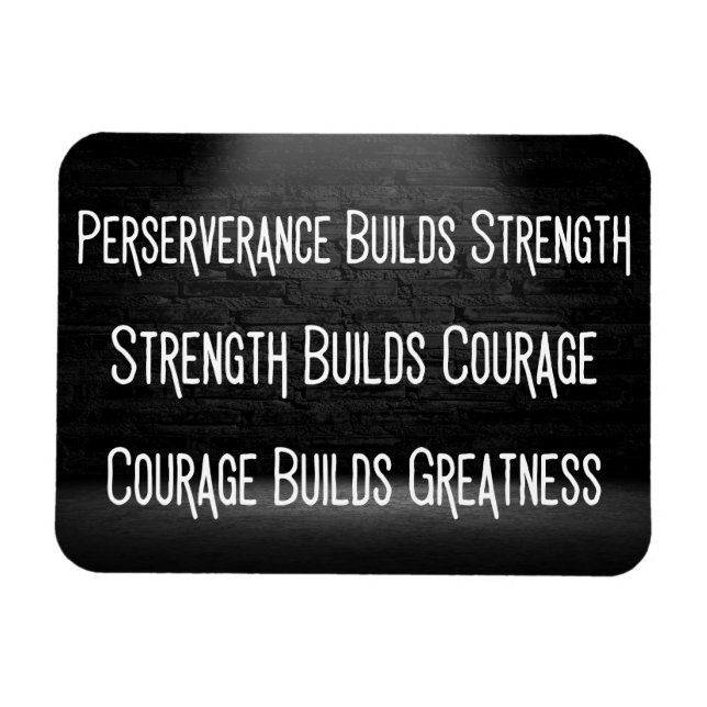 Imán Cómo construir grandeza - Motivacional (Horizontal)