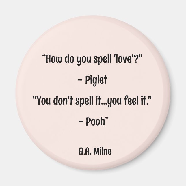 Imán Cómo deletreas amor (Frente)