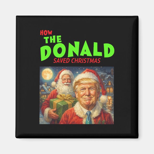Imán Cómo Donald Trump salvó la Navidad  (Frente)