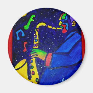 Imán Como el hombre de jazz de Piliero