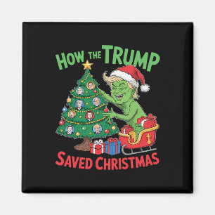 Imán Cómo el Trump salvó la Navidad Navidad Trump