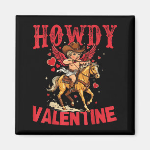 Imán Cómo estás Valentín Sombrero de Vaquero Corazón Re