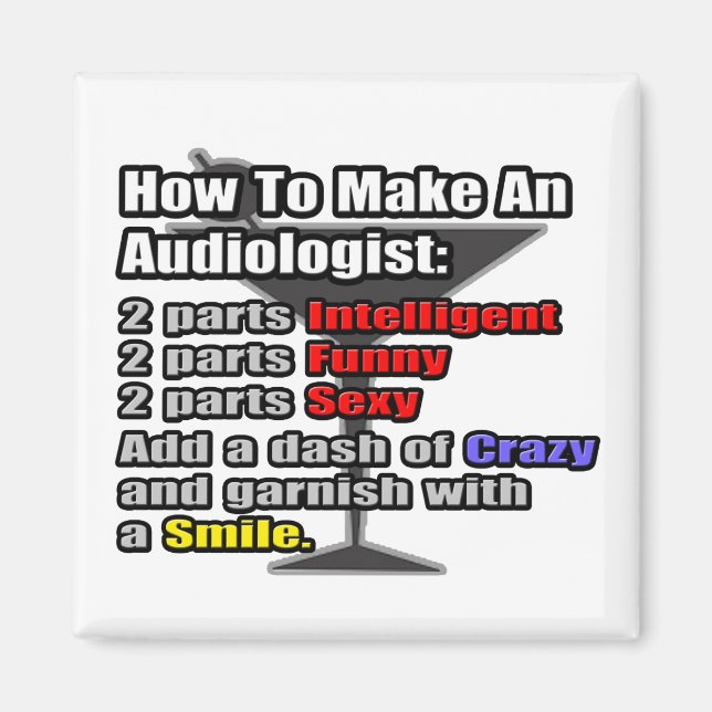Imán Cómo hacer un Audiólogo (Frente)