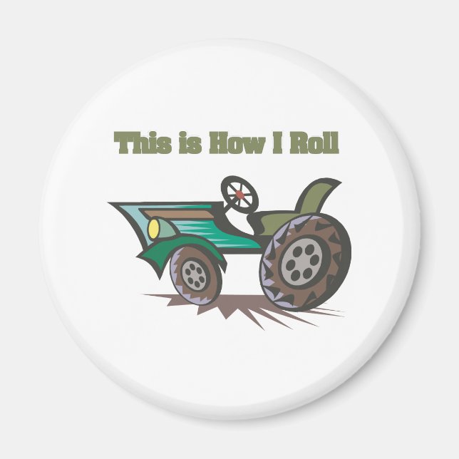 Imán Cómo Rueda (Tractor) (Frente)
