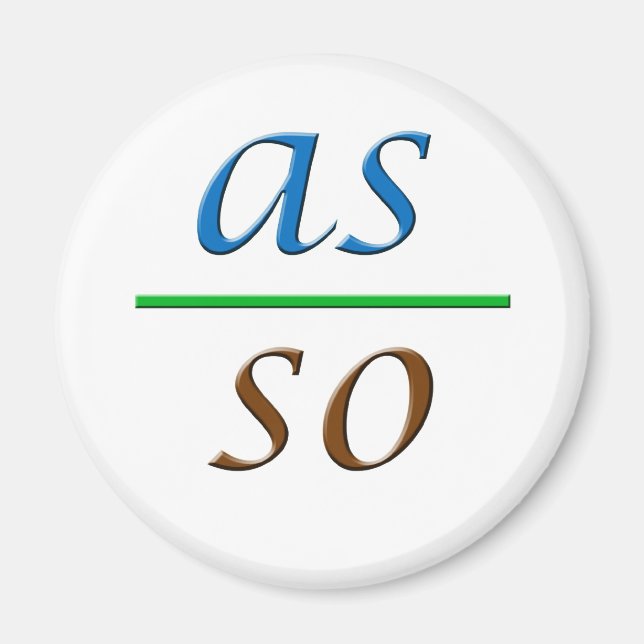 Imán como se indica más abajo (Frente)