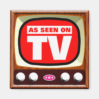 Imán Como se ve en la televisión - Retro TV