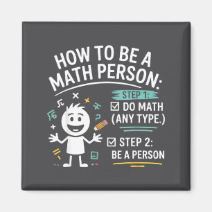 Imán Cómo Ser Una Persona De Matemáticas Chiste De Prof
